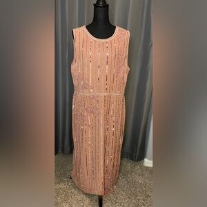 19. MacDuggal Gown, Blush Pink, Size 16, worn once